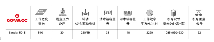 全自动洗地机Simpla50E