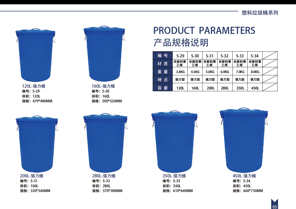 塑料垃圾桶